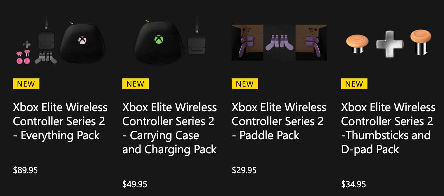 Xbox Elite Controllers