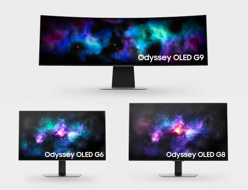 Samsung Odyssey Monitor 2024 Range