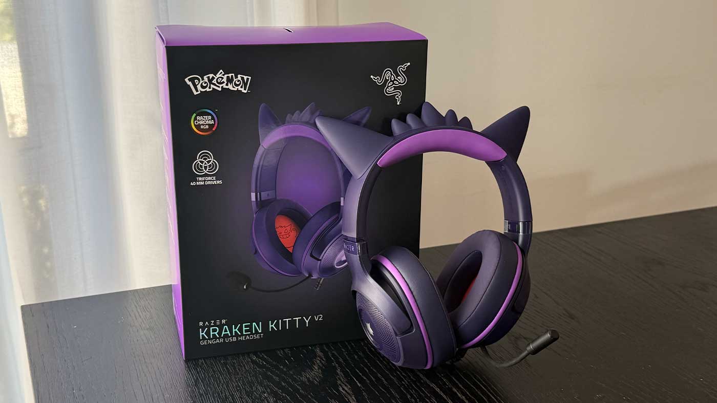 The Razer Kraken Kitty V2 Gengar Headset Is Cute Haunting And It s 
